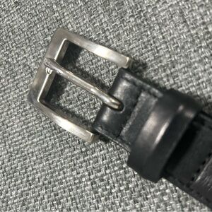 Thursday Boot Company Belt, Mens Black Size 36 Classic Leather Square Buckle